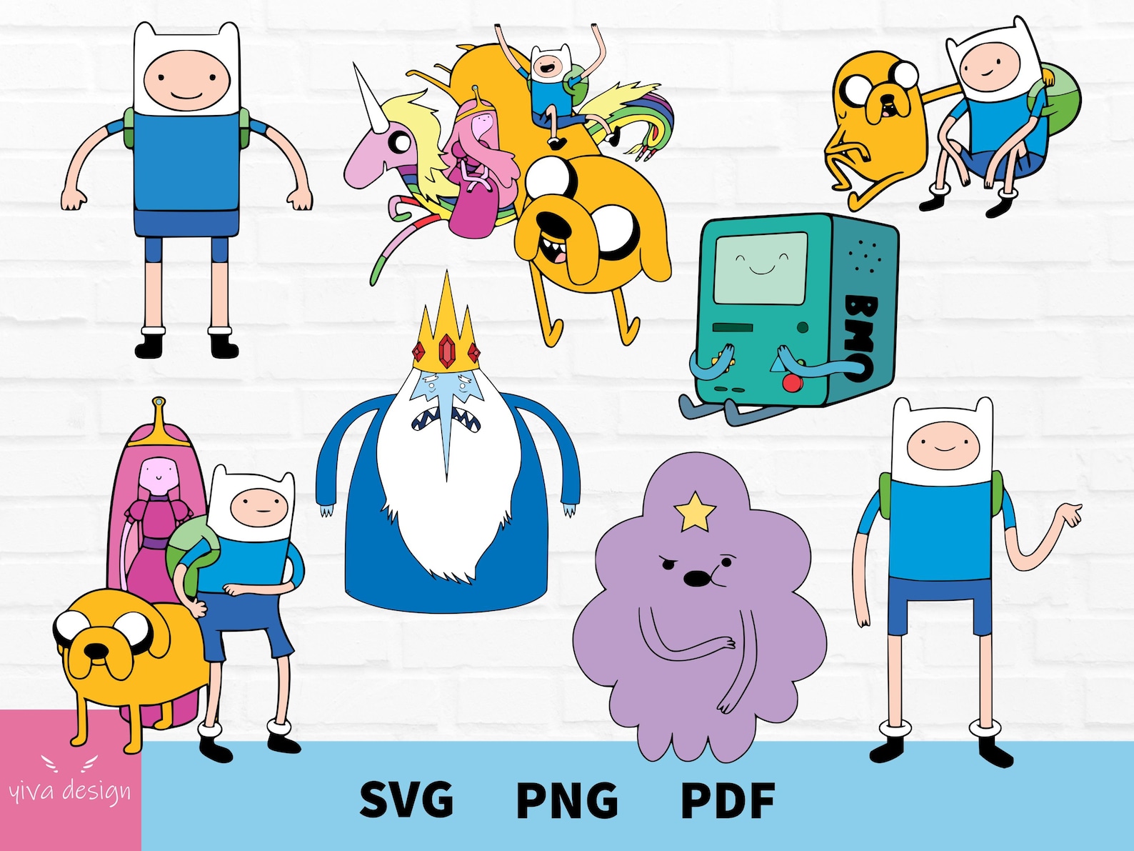 Adventure Time Svg Adbenture Time Clipart Adventure Times | Etsy