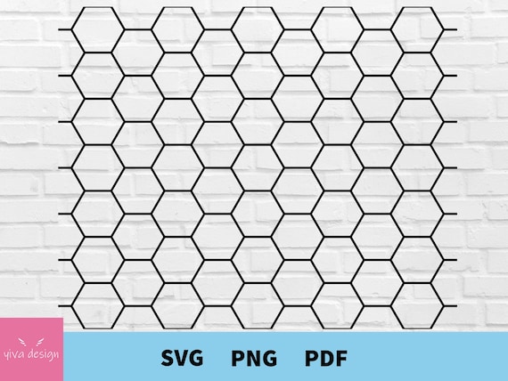Honeycomb Pattern Svg Honeycomb Seamless Pattern Svg | Etsy