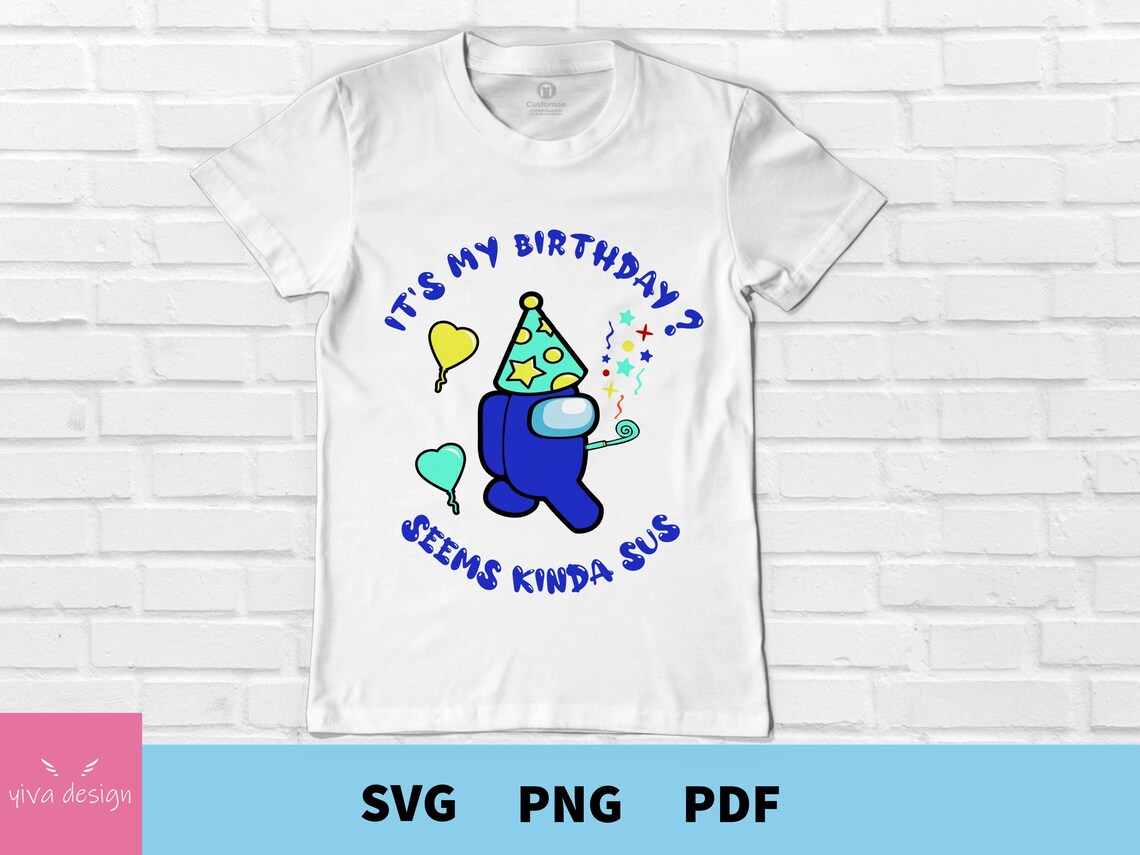 Download Among Us Birthday Svg Among Us Character Svg Among Us Cute | Etsy