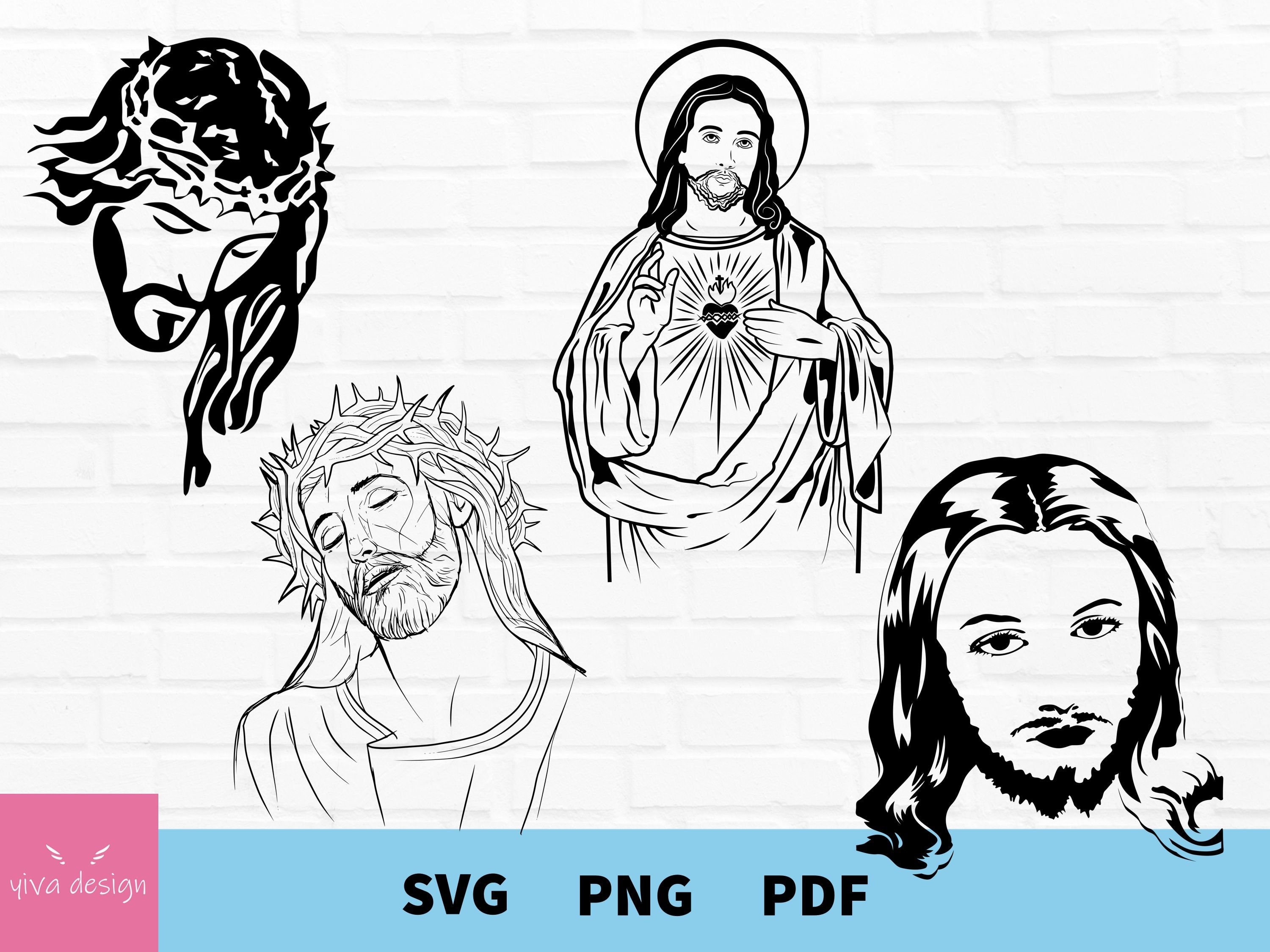 Jesus Cross Svg Jesus Svg Cross Svg Crucifix Svg Religious - Etsy