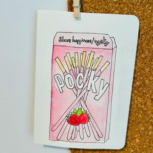 Strawberry Pocky-kaart