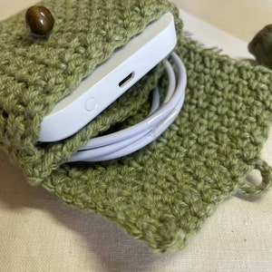 Card Reader Purse, Handmade Card Reader Carrier, Stall Holder Card Reader Holder, Crochet Card Reader Purse