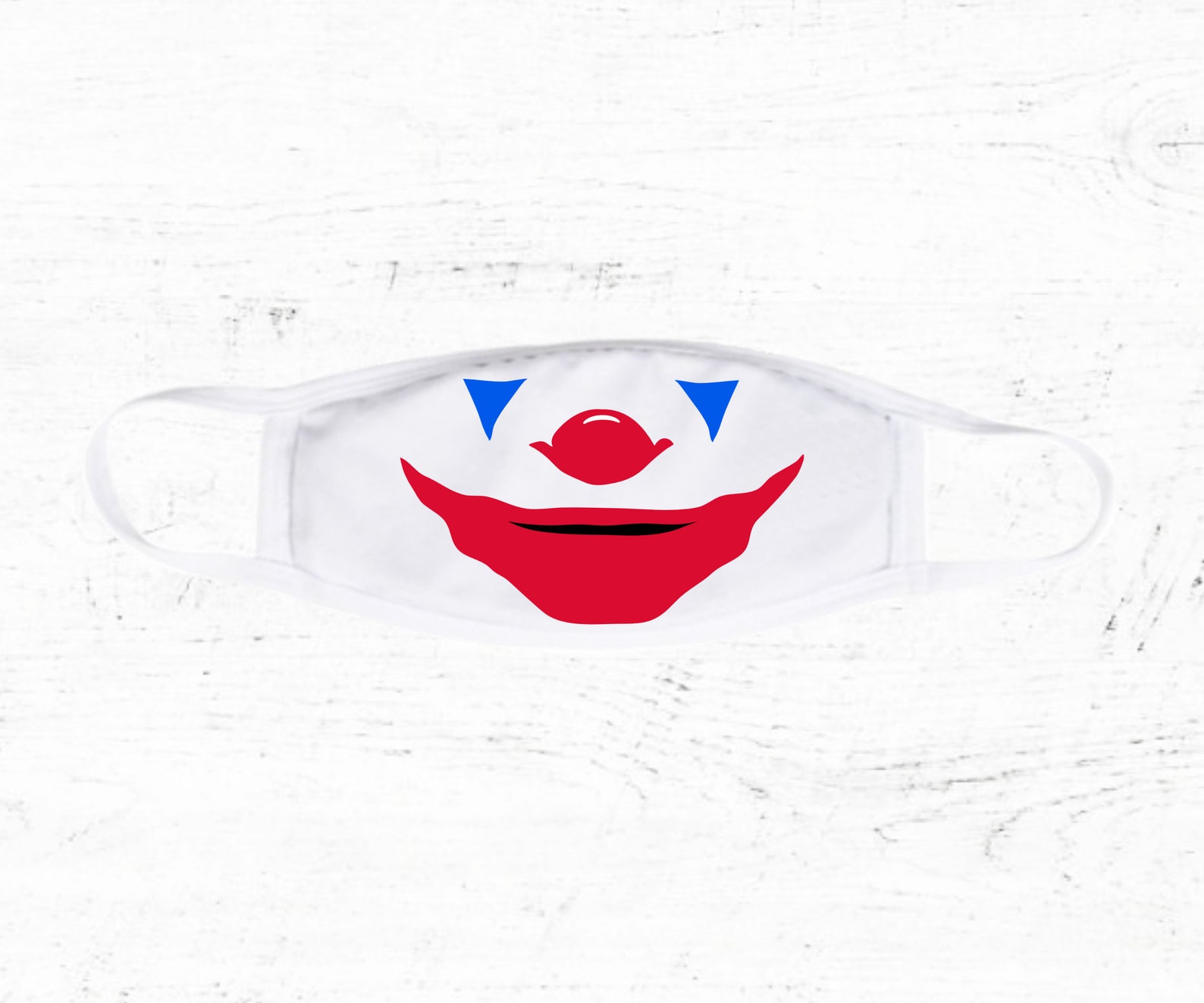 Joker Smile Face Mask Joker Face Mask SVG Joker Mouth Etsy