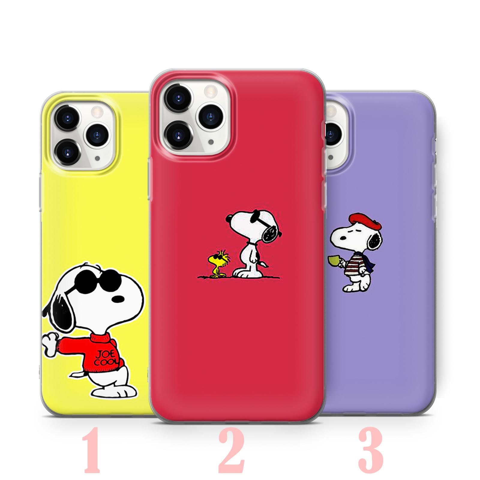 Snoopy Phone Case For iPhone 11 Pro 7 8 X XS XR SE 12 Dog Etsy