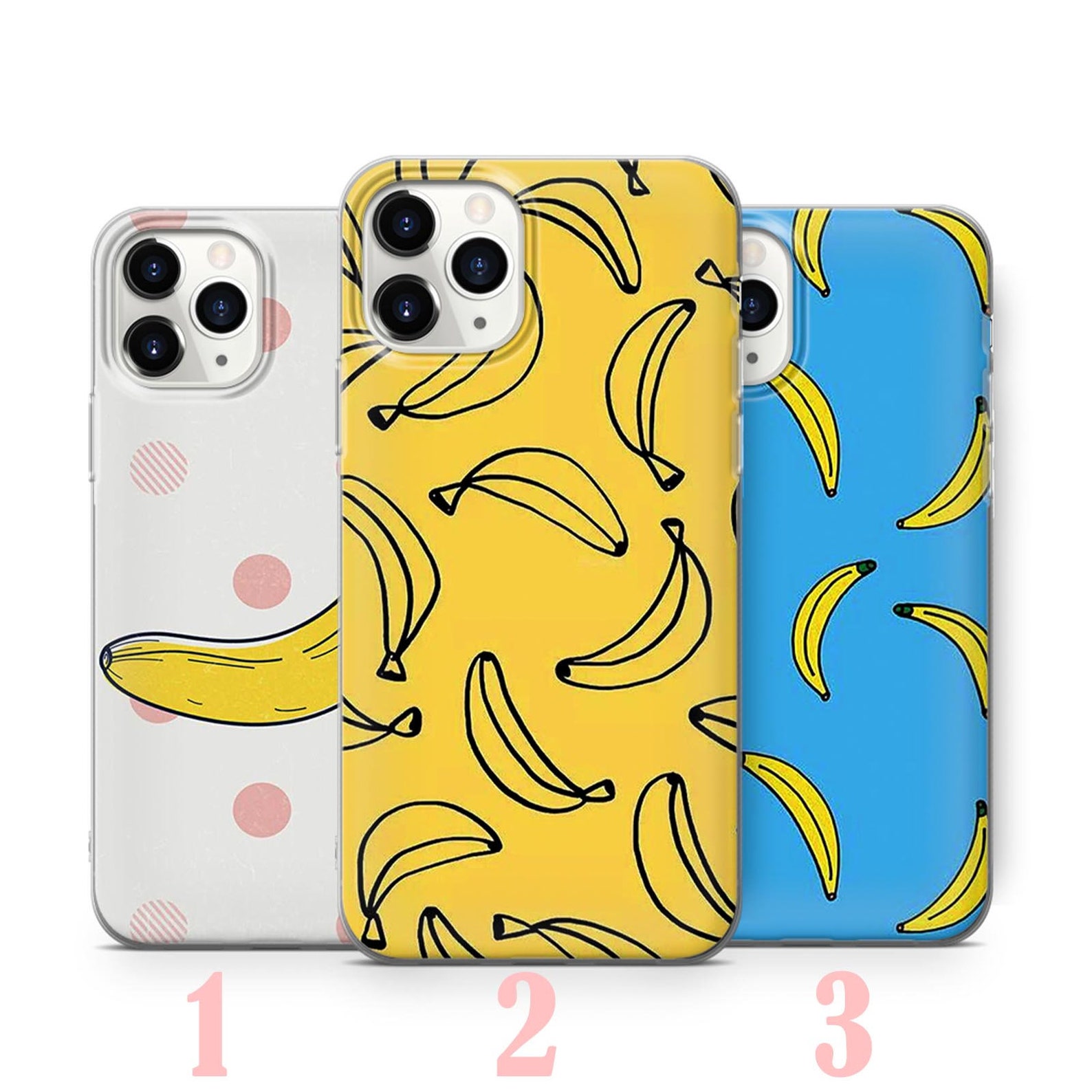 Banana Phone Case For iPhone 11 Pro 6 7 8 X XS XR SE 12 Etsy