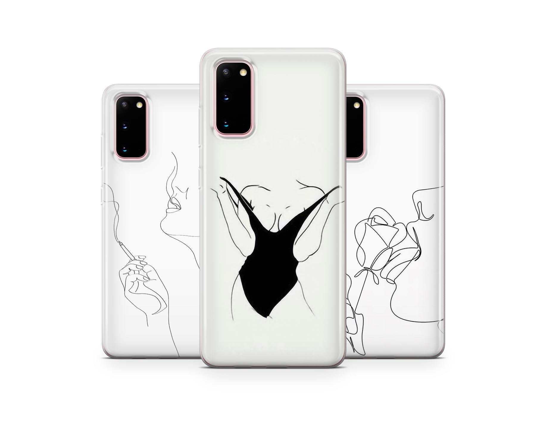 Female Line Art Phone Case for Iphone 13 11 Pro 7 8 X XS XR SE Etsy UK