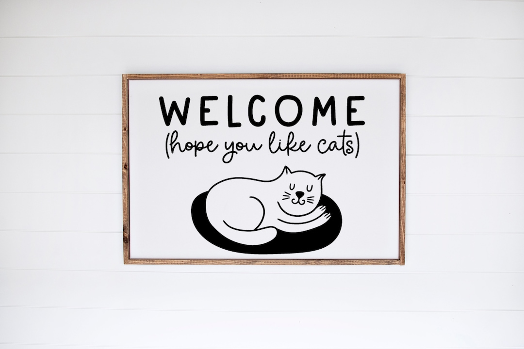 Hope You Like Cats SVG, Cat Sign, Cutting Files for Cat Lovers