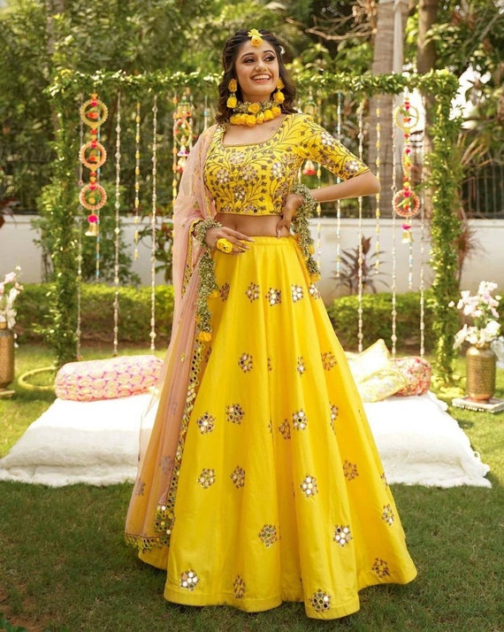 haldi lehengas