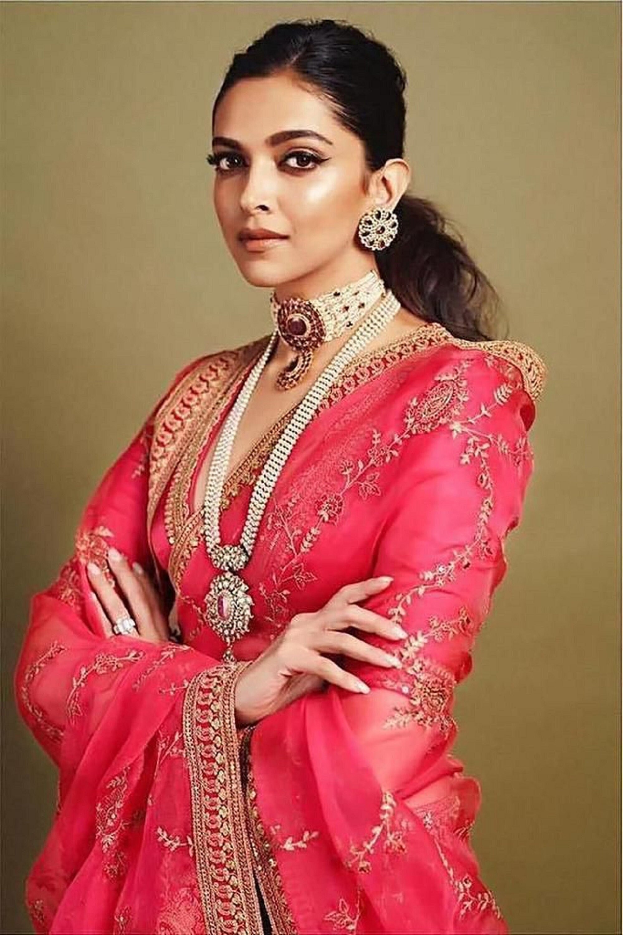 Deepika Padukone Hairstyles With Sarees  Style Inspiration