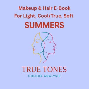 Summer Hair and Make-up Color Analysis Guide | Light, True, Soft (PDF)
