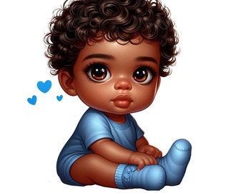 Zwarte babyjongen png-afbeeldingen - zwarte babyshower png-afbeeldingen, babysublimatie DTF-ontwerpen