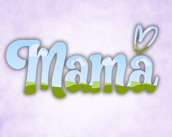 Mama Drag and Drop Canva Frame, Canva Frames Template, Fill Your Own Canva