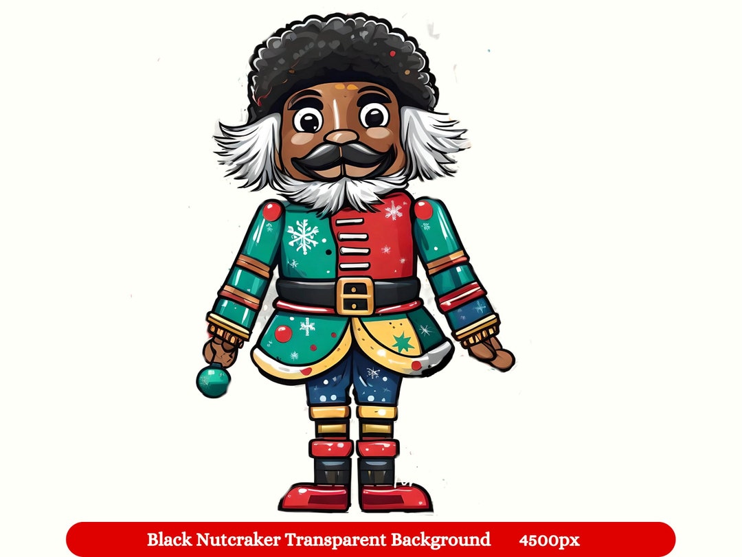African American Nutcracker Clipart PNG, African Ameican Christmas