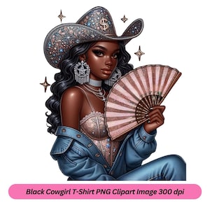 Black Cowgirl PNG Where Them Fans At Line Dance Sublimation DTF T Shirt Image | Boots on the Ground