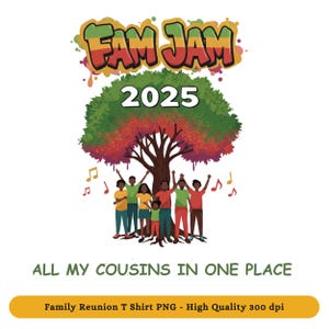 Camiseta de Reunión Familiar (Diseño PNG DTF) - Camisetas a Juego, Imagen de Vacaciones Familiares 2025
