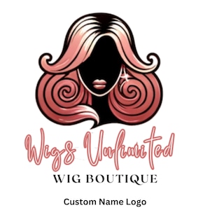 Custom Hair Logo Design, Hairstylist Logo, Premade Beauty Logo, Stylist Logo