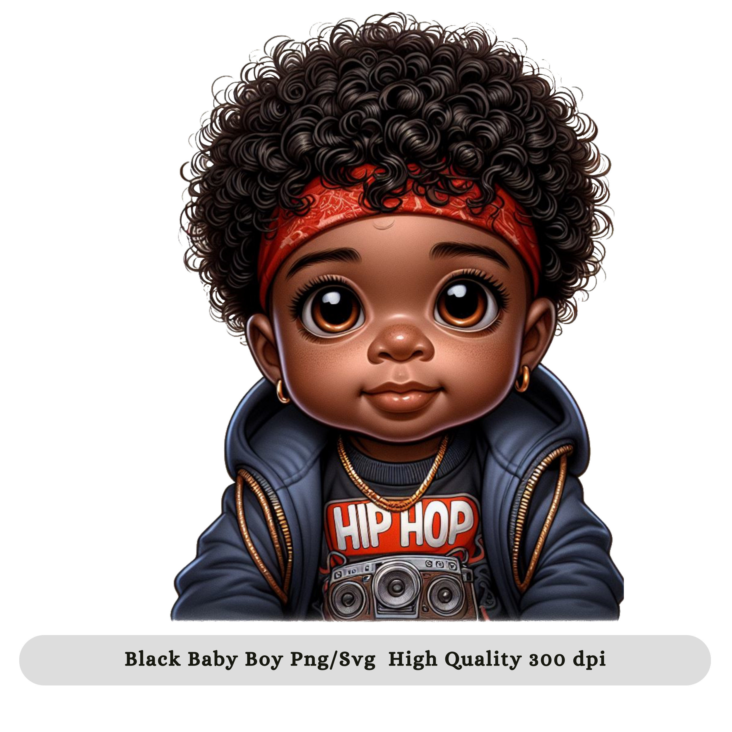 Black Baby Boy SVG PNG Clipart - Black Baby Shower Png Clipart, Black ...