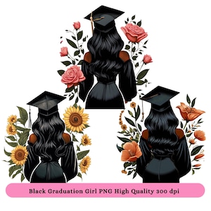 L'obtention du diplôme Clipart Black Girl PNG, l'obtention du diplôme 2025 PNG Clipart, Png diplômé, promotion 2025 PNG Clipart Sublimation Dtf