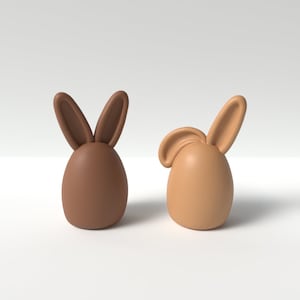Bunny STL File -  For 3D Printing Special Gift, Rabbit, Bunny Ears, Easter 3D Print STL Models Digital Download