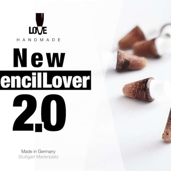 New PencilLover 2.0 - Apple Pencil Nib Improvement - Protection, Controlled Writing & Noise Reduction - Handmade