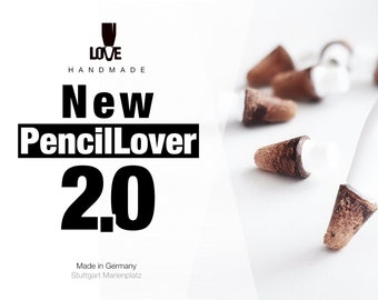 New PencilLover 2.0 - Apple Pencil Nib Improvement - Protection, Controlled Writing & Noise Reduction - Handmade