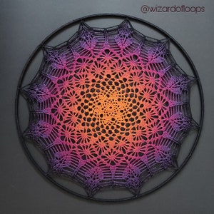 Mandala Crochet Pattern - &#39;Autumn Wind&#39;
