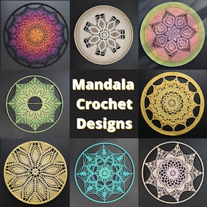 Mandala Crochet Designs - Crochet Pattern Book by Aleksandra Pavlova (Wizard of Loops) - Paperback