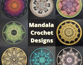Mandala Crochet Designs - Crochet Pattern Book by Aleksandra Pavlova (Wizard of Loops) - PDF download