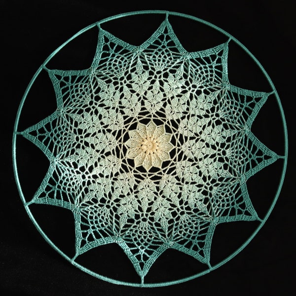 Modèle de crochet Mandala - 'Fleur au trésor'