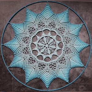 Mandala Crochet Pattern - 'Snow Crystal'