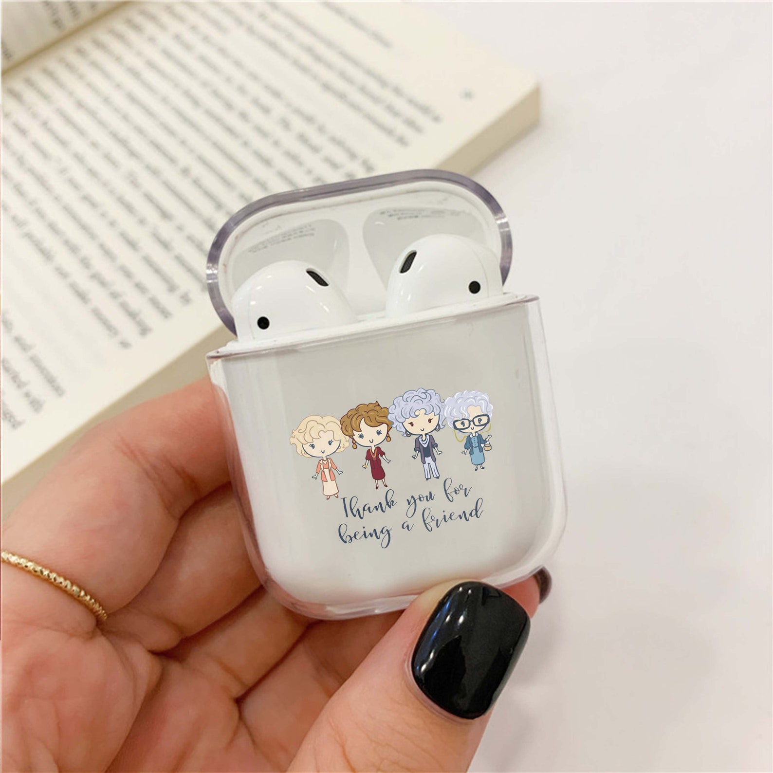 Girls AirPods case AirPods Pro case Clear Airpod case Plastic Etsy