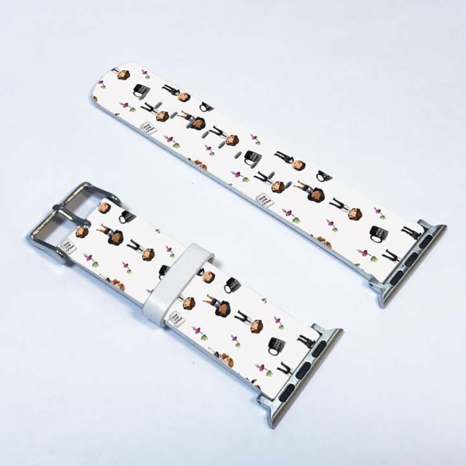 Funny Apple Watch Leather Watchband Stay Watch Strap Series Etsy