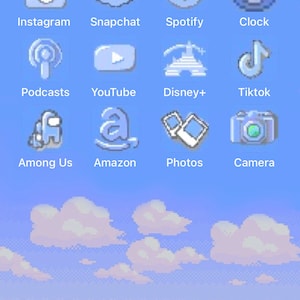 Windows 98 retro pastel blue ios 14 icons pack