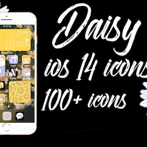 Daisy ios 14 icons widgets wallpapers app icon pack