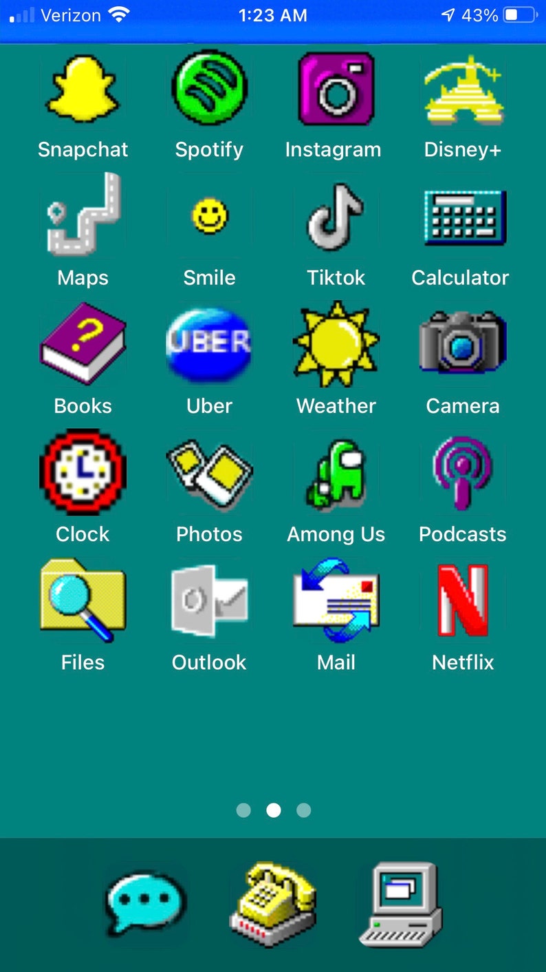 Windows 98 icons iOS 14 icon pack image 3