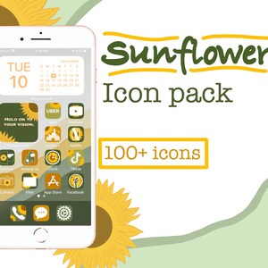 Sunflower icon pack iOS 14 icons