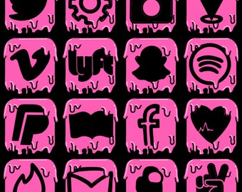 Pink Youtube Icon Etsy