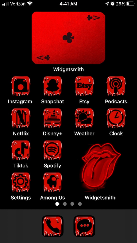 Emo Aesthetic App Icons iPhone - Emo App Icons iOS & Android ⛓