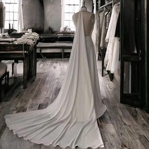 Goddess wedding dress, silk wedding dress, slip wedding dress, beach wedding dress, grecian dress