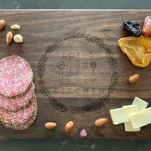 Personalized Cutting Board, Engraved Charcuterie Board, Kitchen Gift, Personalized Gift