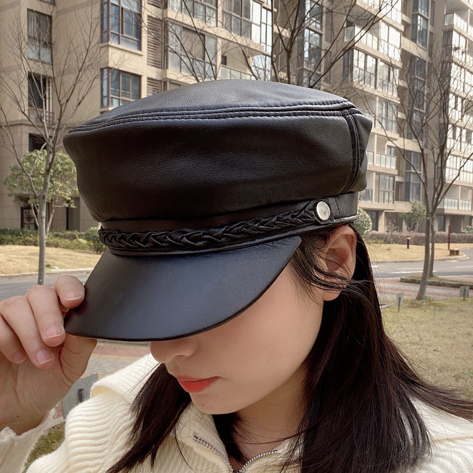 der nøje Maiden Women Punk Navy Cap Fashion Sailor Caps Funky Army Hat Woman - Etsy