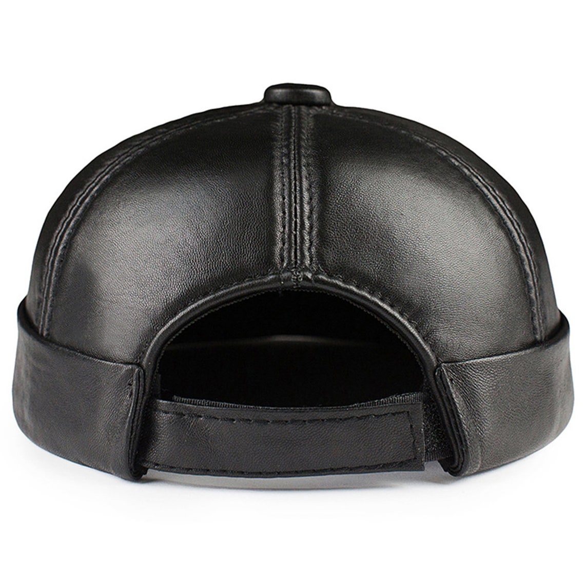 2020 New Chinese-Style Round Real Leather Hat Unisex Snapback | Etsy