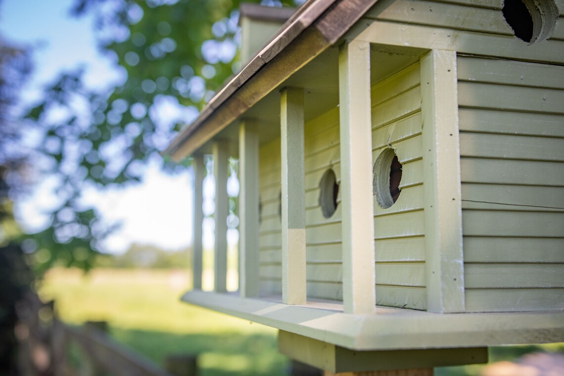 Martin Mansion Birdhouse Purple Martins 6 Room Birdhouse - Etsy