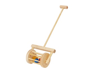 Toddler Walker Toy | Block Roller from Maple Wood | Handmade Toddler Toys