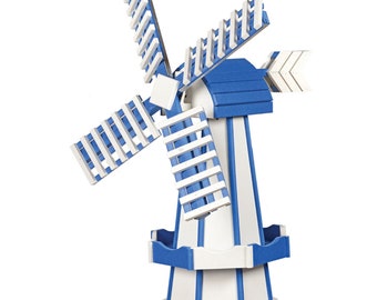 Poly Dutch Windmill, Dutch Windmill Decor for Landscape or Garden, Comes in 2 Sizes