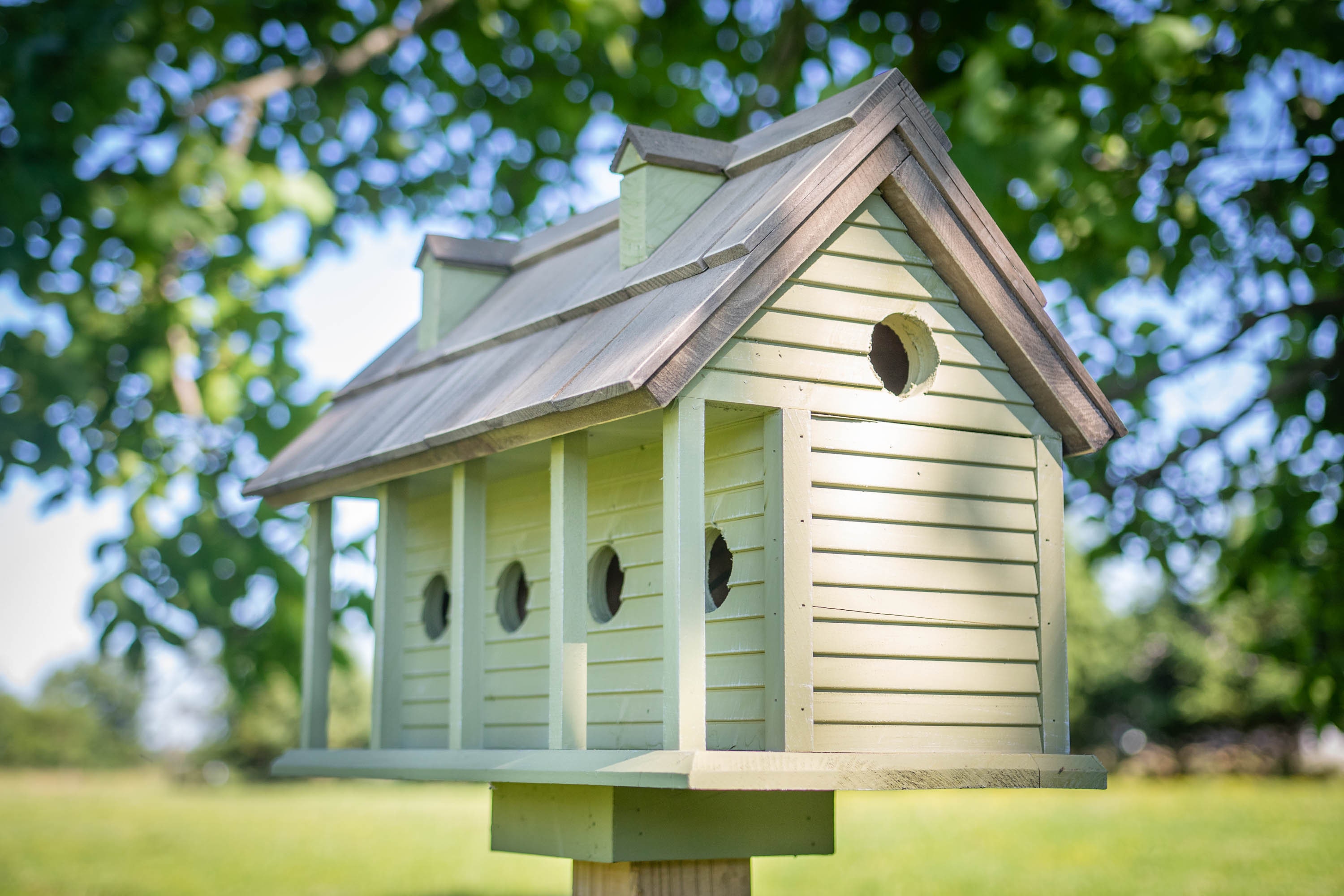 Martin Mansion Birdhouse Purple Martins 6 Room Birdhouse - Etsy