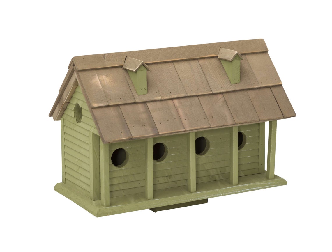 Martin Mansion Birdhouse Purple Martins 6 Room Birdhouse Etsy
