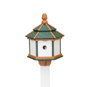 3-Hole Birdhouse, Decorative Birdhouse for your Backyard, Durable Birdhouse with 3 Color Options