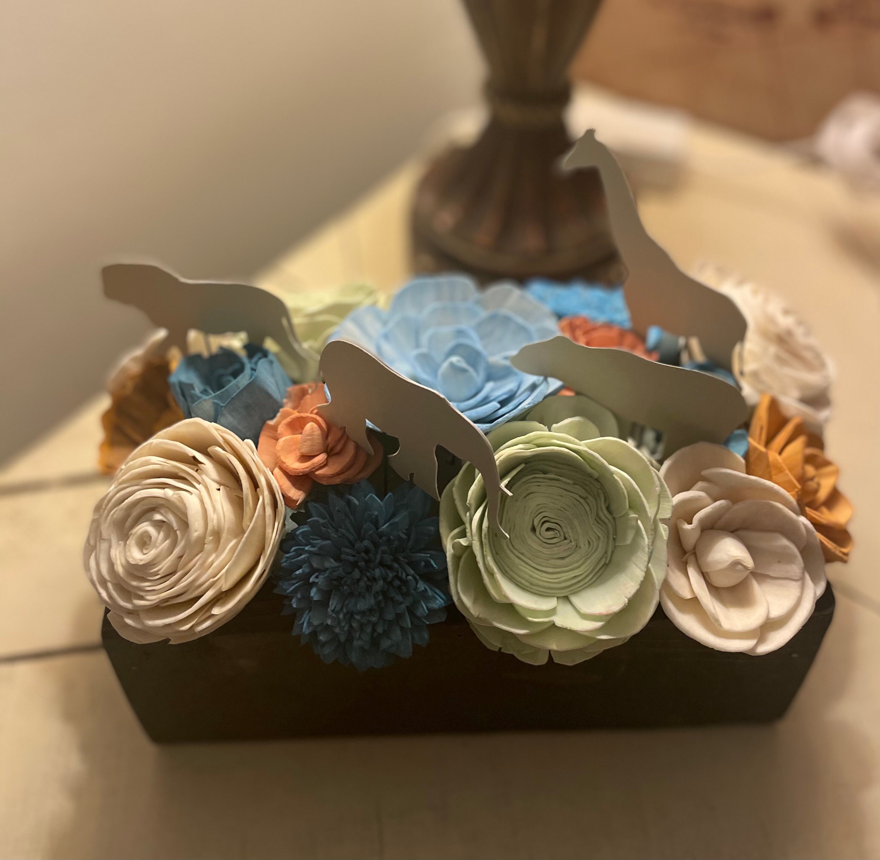 Wooden Flower Bouquet Etsy