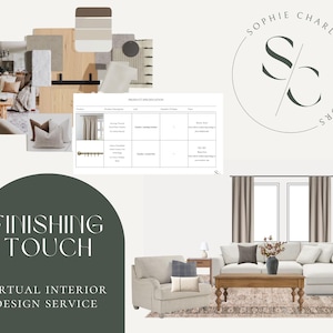 Finishing Touch 1 Room - Custom Virtual Interior Design | Full Interior Design Service | Custom Interior Design Service | Interior e-design